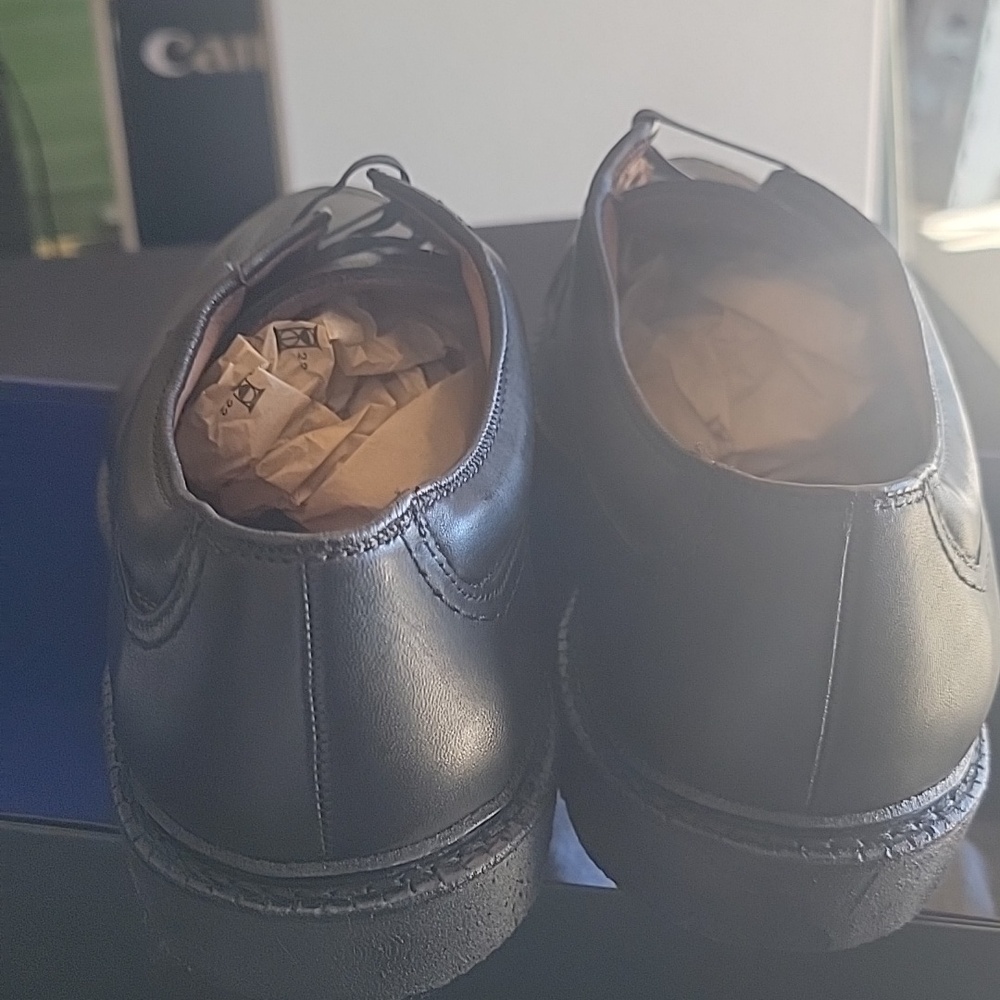 NEW 8.5 3E Allen Edmonds Black Wilbert Oxford Shoes - Picture 6 of 7